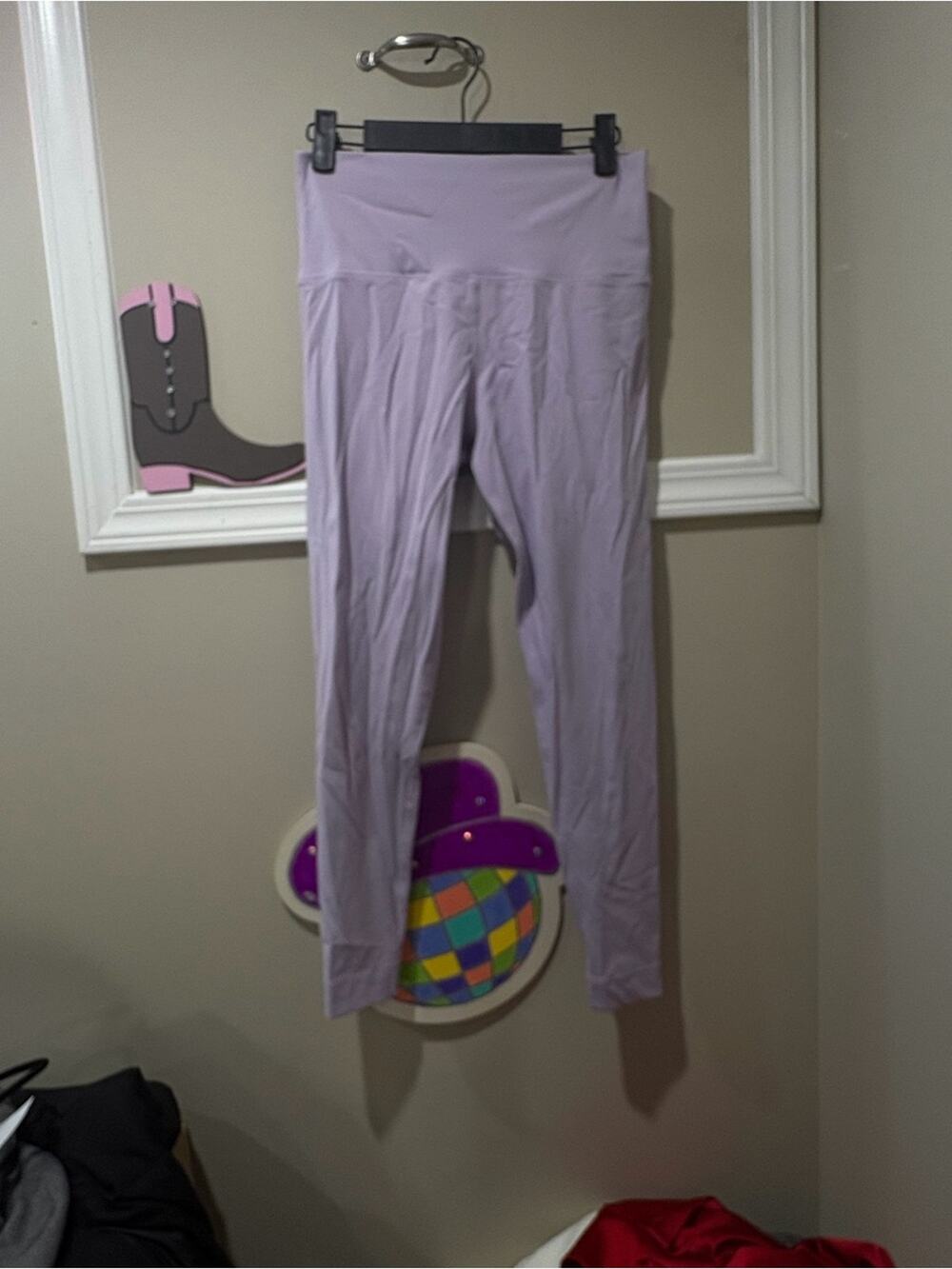 SET Lavender Active Leggings and Sports Bra - Subtle Pastel Purple
